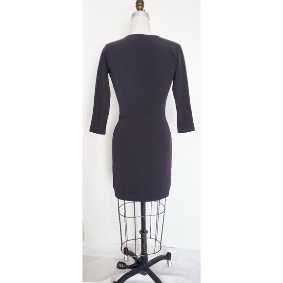 Bec + Bridge Womens Imperial Deep V Dress Bodycon Black Mini - Picture 7 of 10